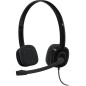 Logitech Stereo H151 Kablet Høretelefoner Sort Logitech Stereo H151 Kablet Høretelefoner Sort